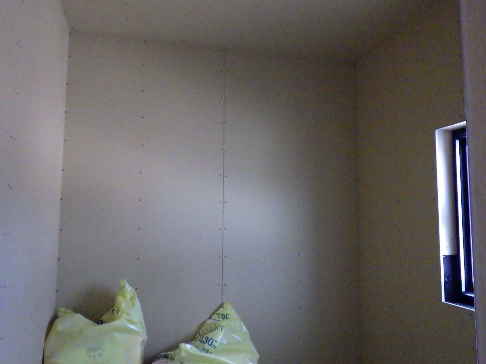 ボードが施工されました。