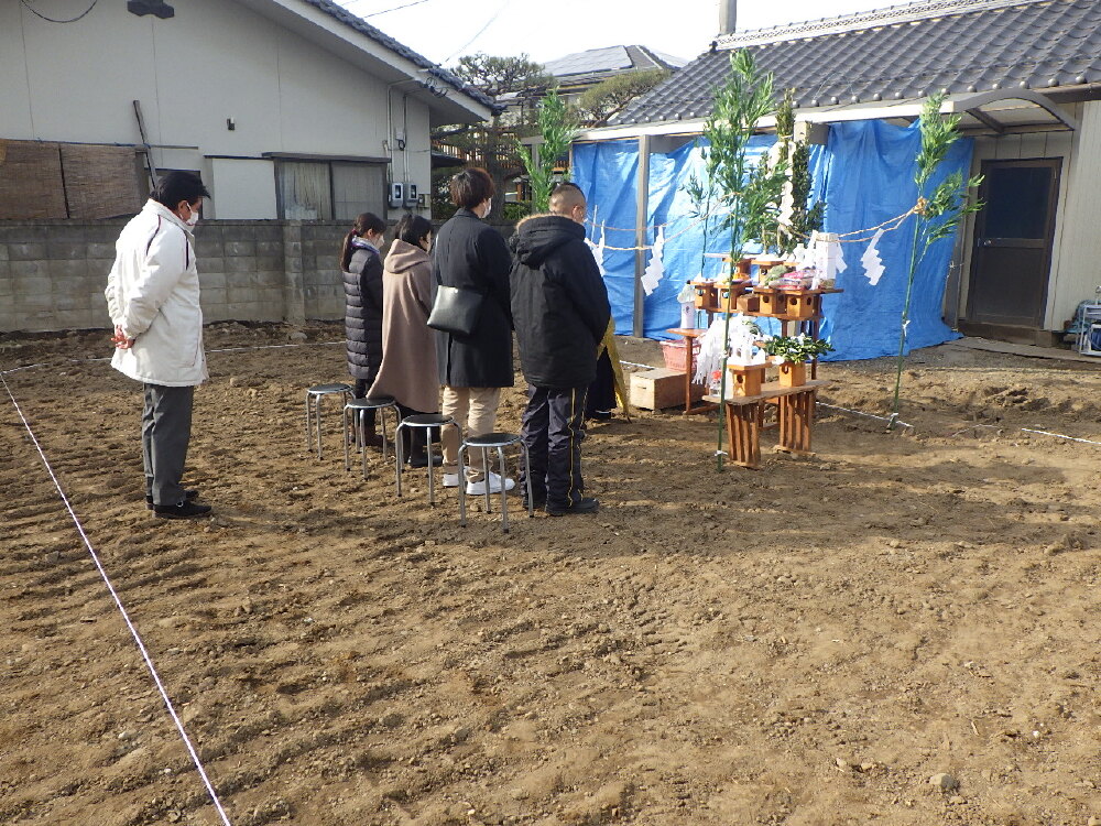 地鎮祭を行いました