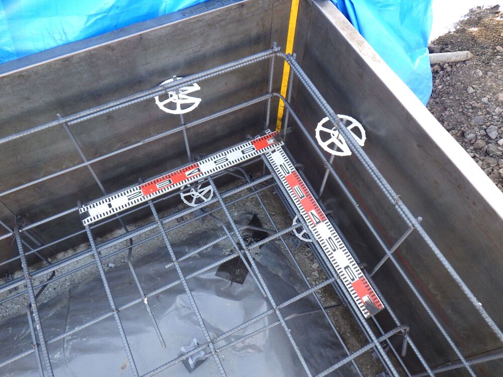 配筋工事完了です。