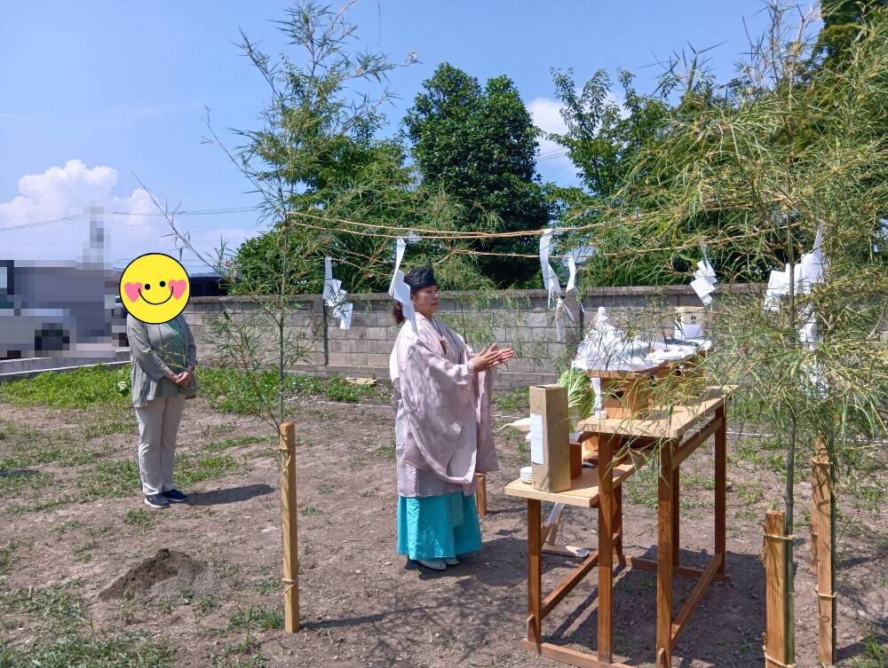 地鎮祭を行いました。