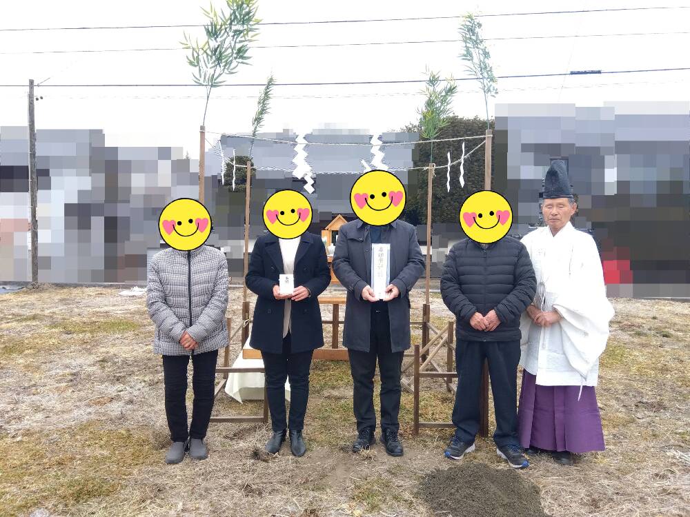 地鎮祭を行いました。