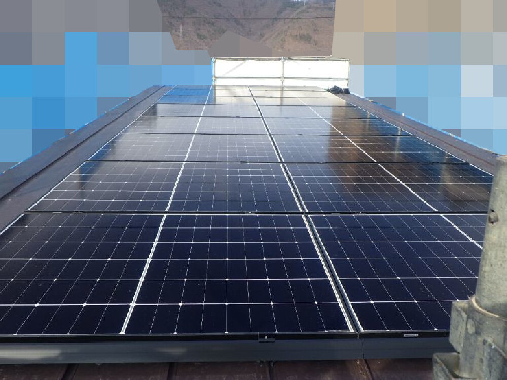 屋根工事完了です！