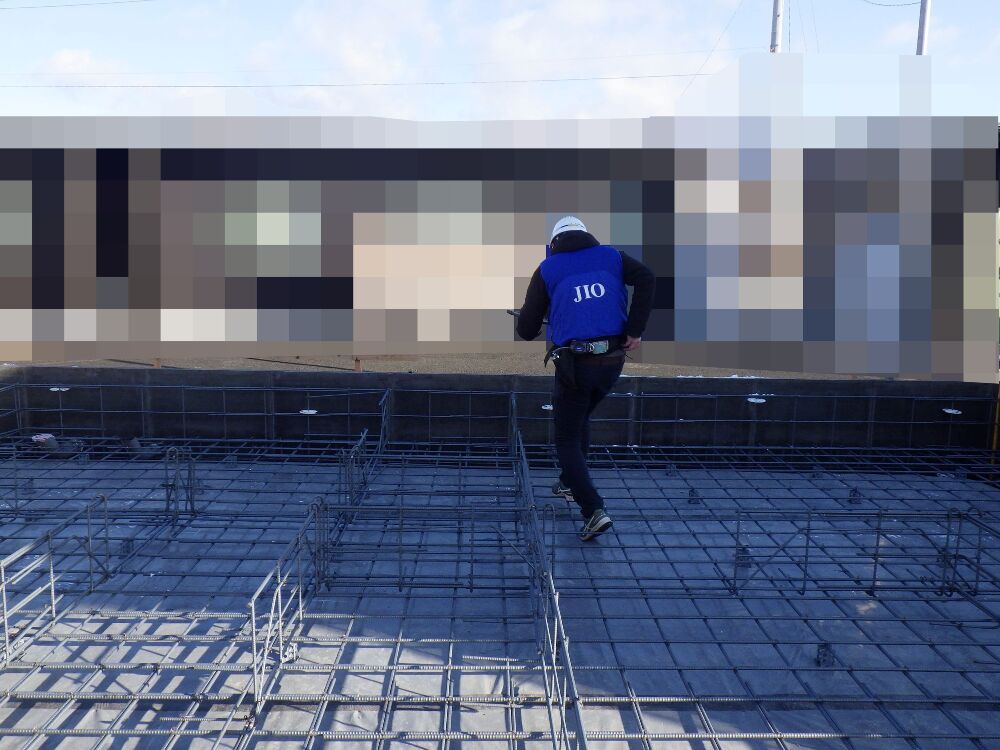 基礎配筋検査を行いました。