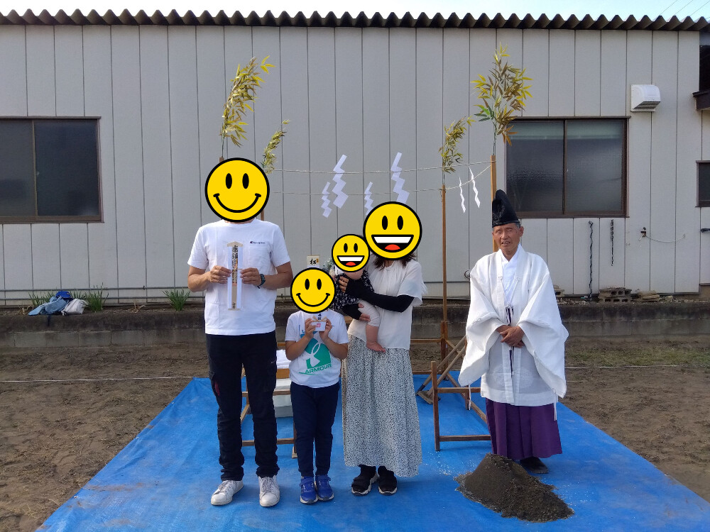 地鎮祭が行われました！