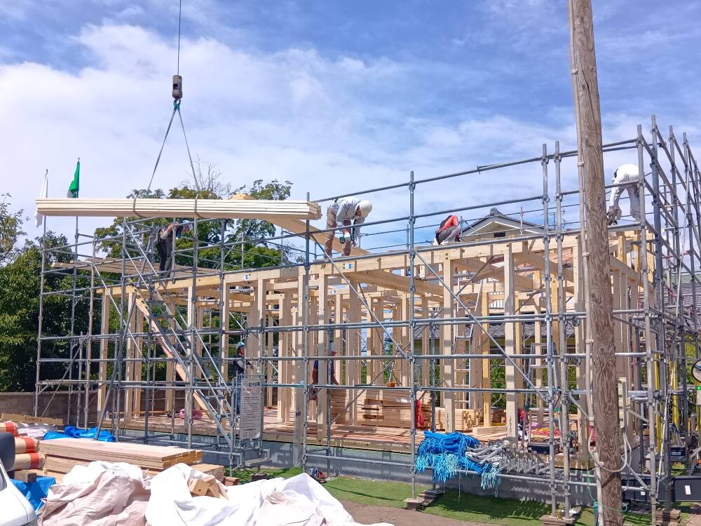 上棟は続きます！