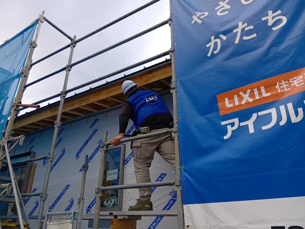 外装下地検査を行いました。