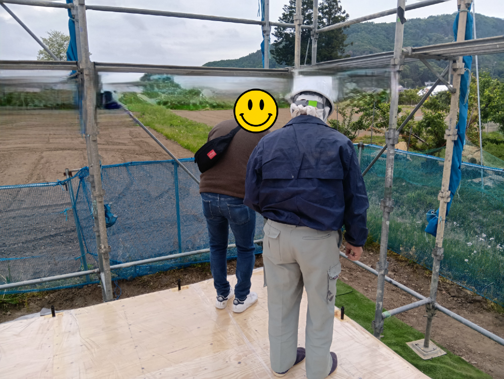 上棟日当日です！