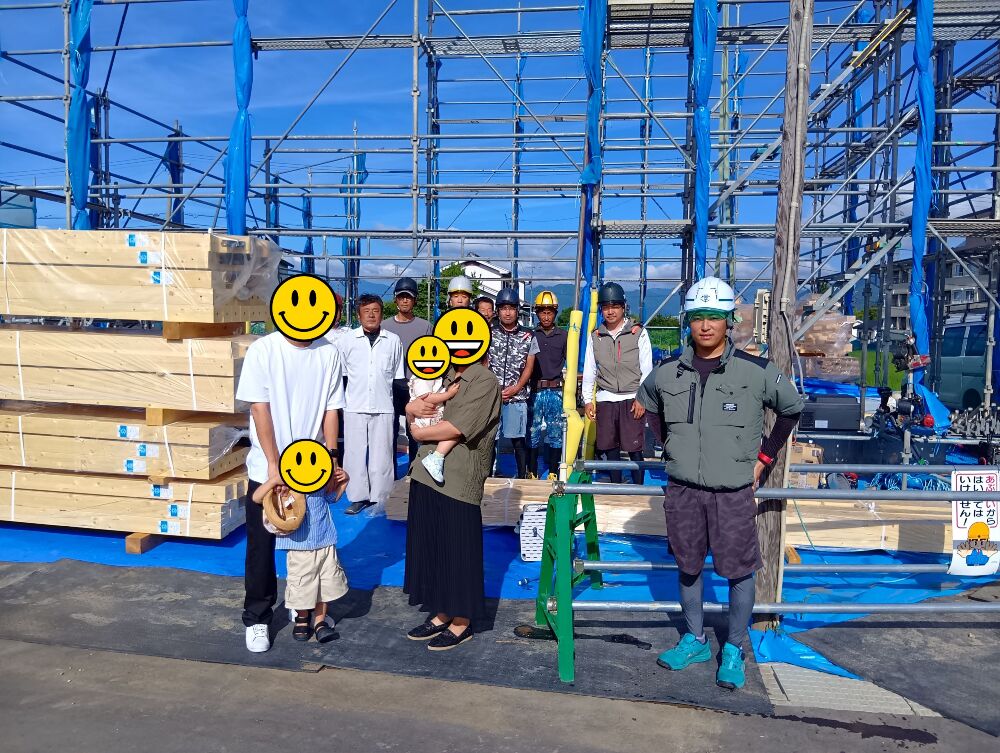 上棟おめでとうございます！