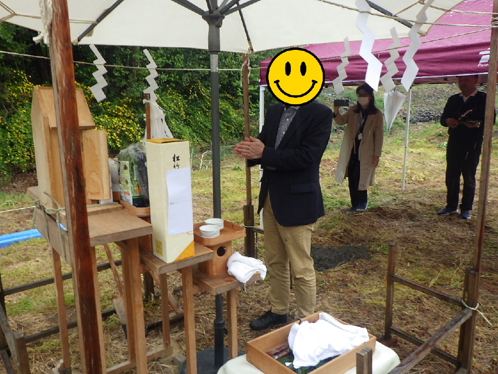 地鎮祭を行いました。