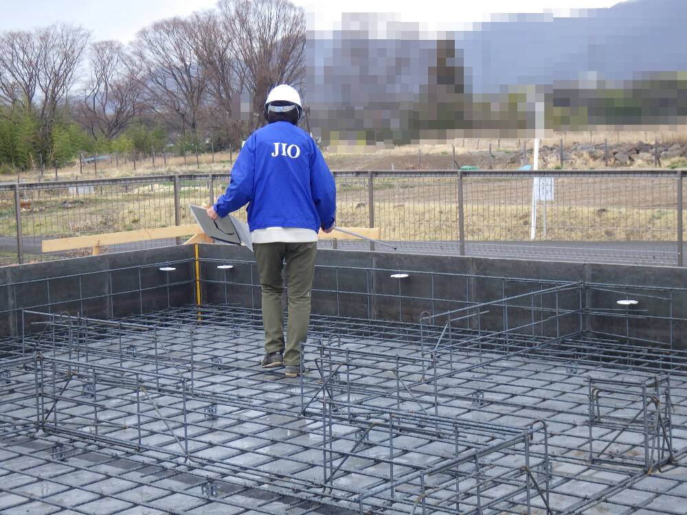 基礎配筋検査を行いました。