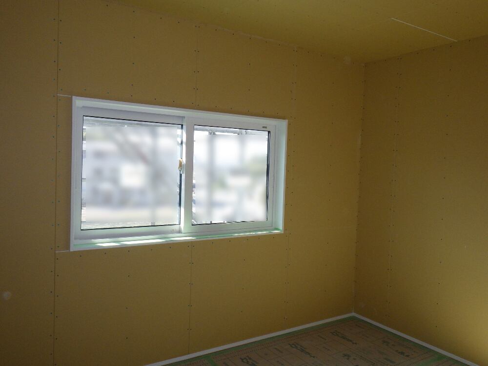 ボードが施工されました。