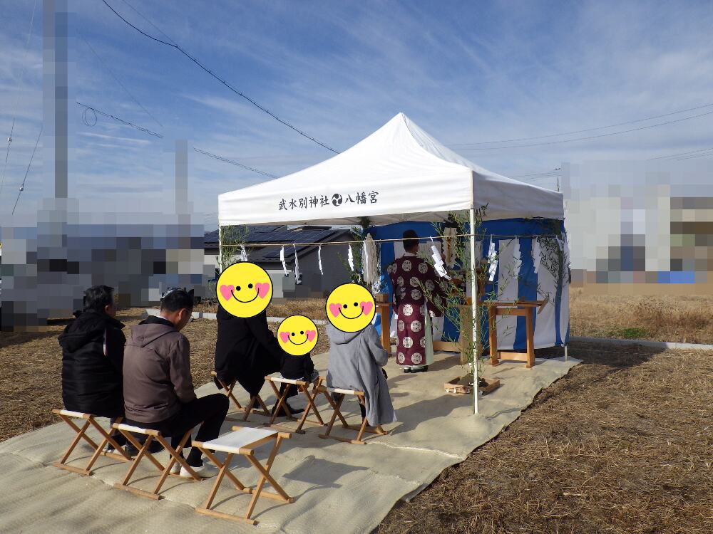 地鎮祭を行いました。