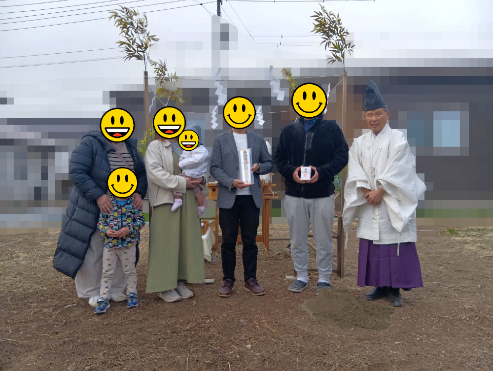 地鎮祭が行われました。