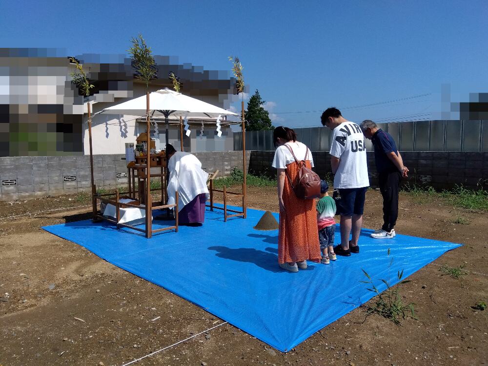 地鎮祭を行いました。