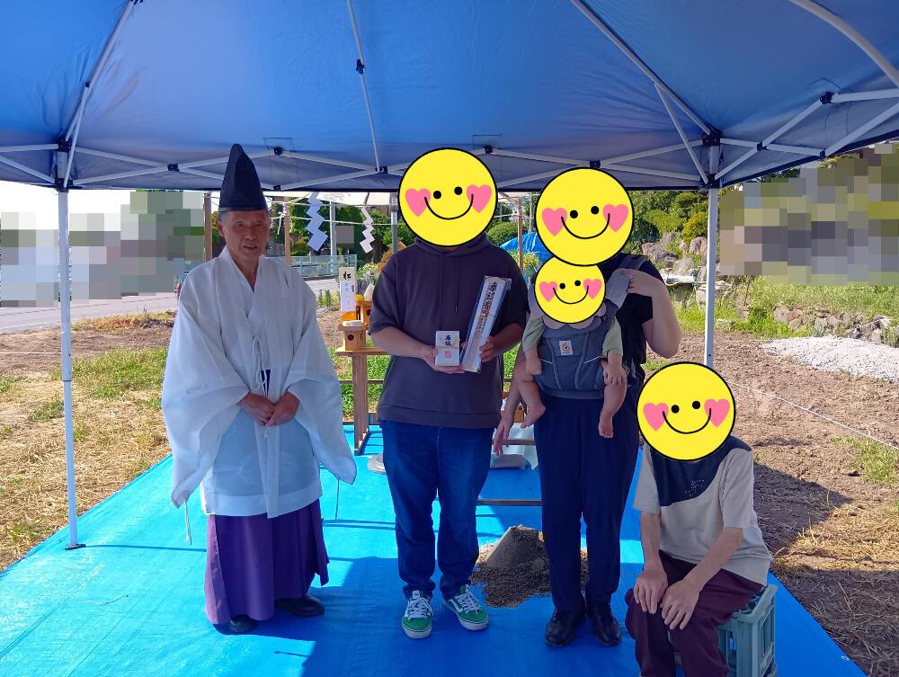 地鎮祭を行いました。